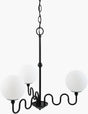 Livabliss Onde ODN-001 21"L x 21"W x 26"H Ceiling Lighting