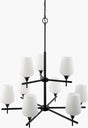 Livabliss Yueva YUEV-009 31"L x 31"W x 35"H Ceiling Lighting