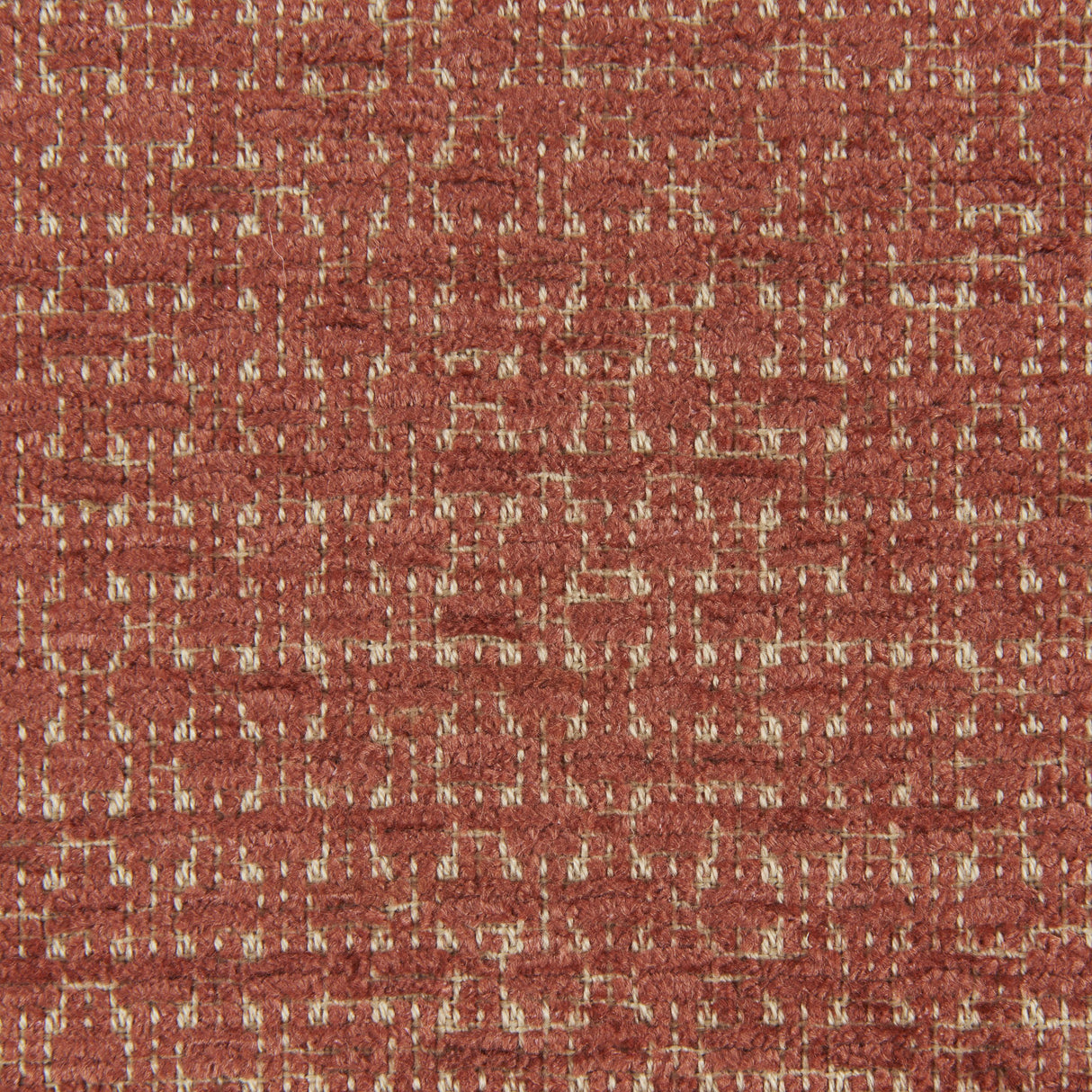 Brunschwig & Fils MONNERIE TEXTURE RED Upholstery Fabric