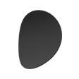 Sonneman Malibu Discs SATIN BLACK 10W x 0H Wall Sconce