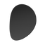 Sonneman Malibu Discs SATIN BLACK 14W x 0H Wall Sconce