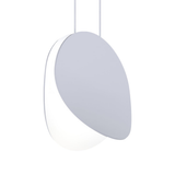 Sonneman Malibu Discs DOVE GRAY 7.5W x 3.75L x 7.5H Pendant