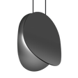 Sonneman Malibu Discs SATIN BLACK 7.5W x 3.75L x 7.5H Pendant