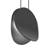 Sonneman Malibu Discs SATIN BLACK 7.5W x 3.75L x 7.5H Pendant