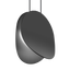 Sonneman Malibu Discs SATIN BLACK 7.5W x 3.75L x 7.5H Pendant