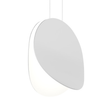 Sonneman Malibu Discs Satin White 10W x 4.75L x 10H Pendant