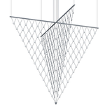 Sonneman Constellation Bright Satin Aluminum 78W x 95.25H Pendant