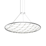 Sonneman Constellation Bright Satin Aluminum 49W x 9.5H Pendant
