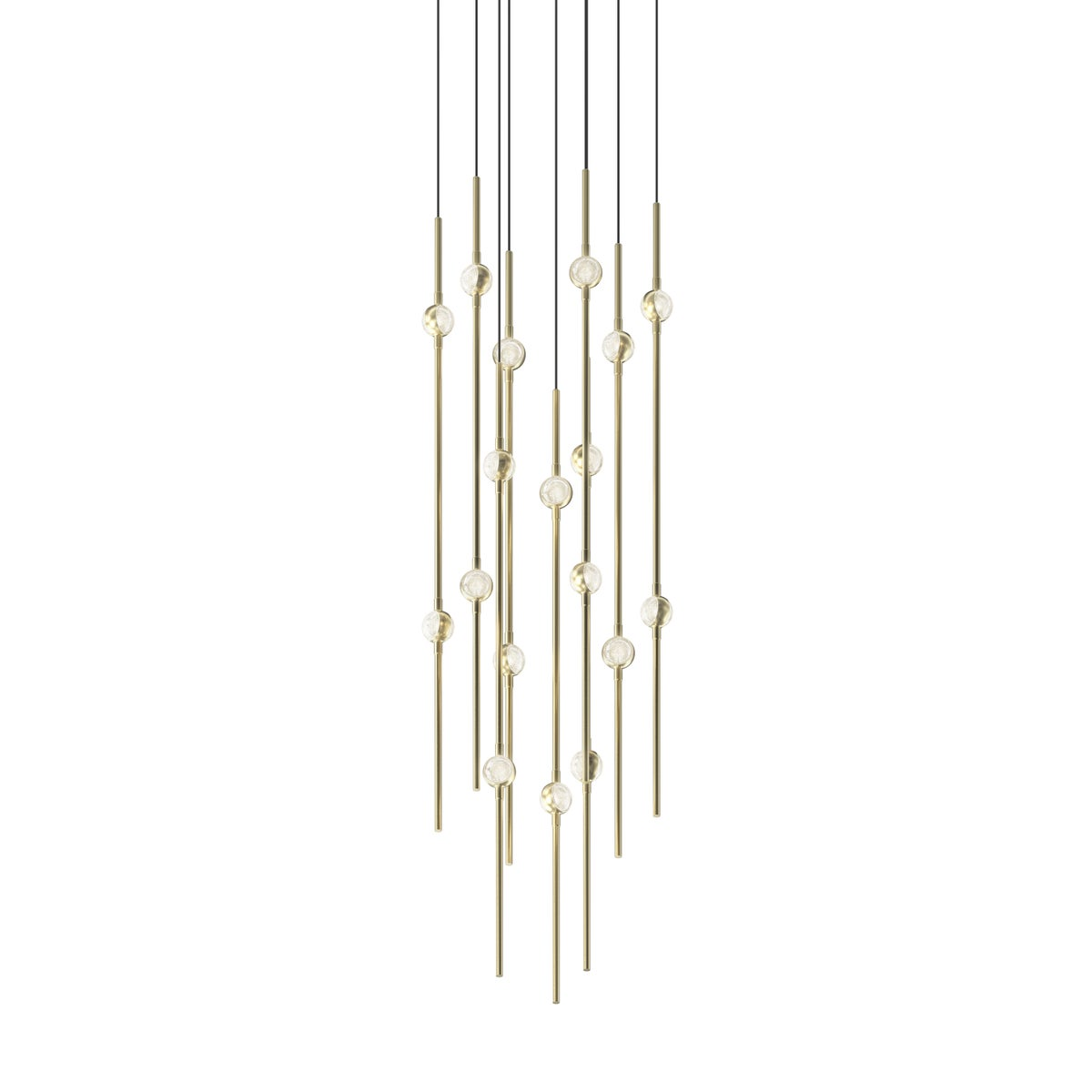 Sonneman Constellation SATIN BRASS 11.5W x 30H Pendant