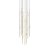 Sonneman Constellation SATIN BRASS 11.5W x 30H Pendant