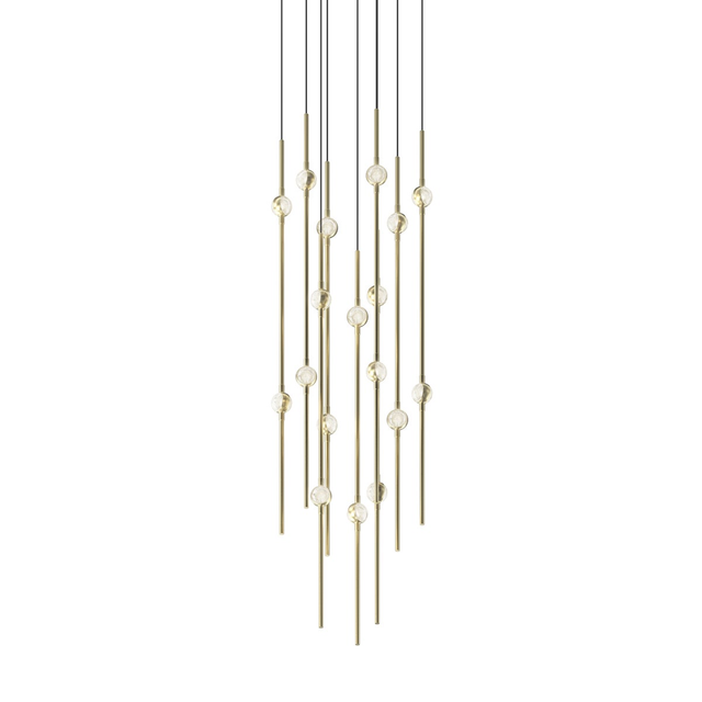 Sonneman Constellation SATIN BRASS 11.5W x 30H Pendant