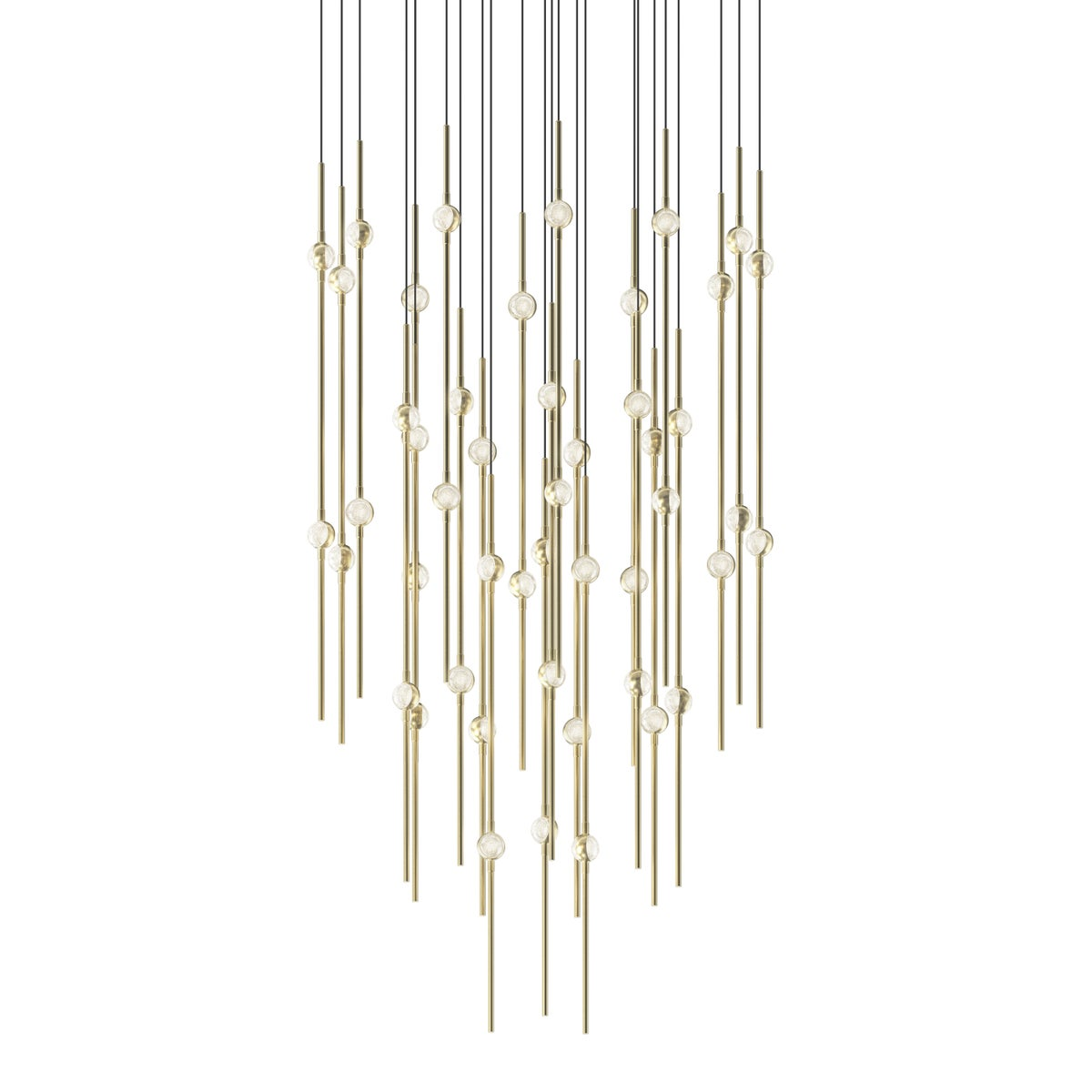 Sonneman Constellation SATIN BRASS 24.75W x 30H Pendant