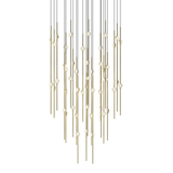 Sonneman Constellation SATIN BRASS 24.75W x 30H Pendant