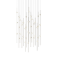 Sonneman Constellation SATIN NICKEL 21.5W x 21.5L x 38H Pendant