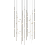 Sonneman Constellation SATIN NICKEL 21.5W x 21.5L x 38H Pendant