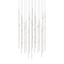 Sonneman Constellation SATIN NICKEL 21.5W x 21.5L x 38H Pendant