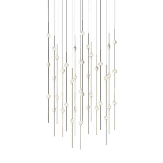 Sonneman Constellation SATIN NICKEL 21.5W x 21.5L x 38H Pendant