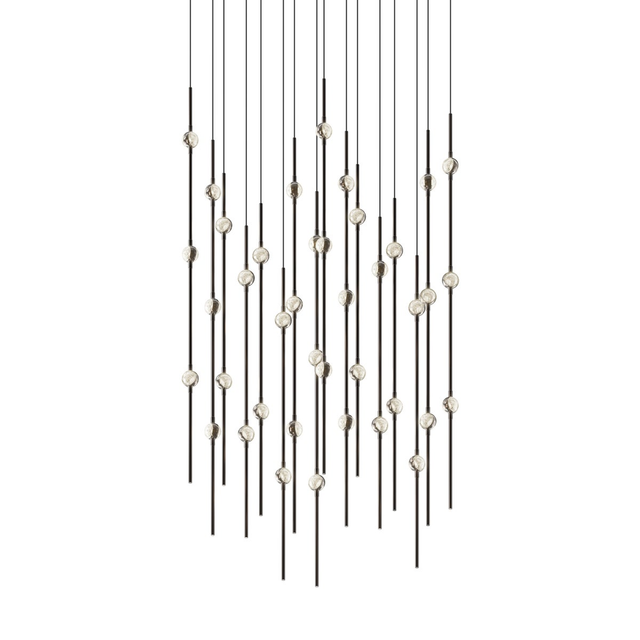 Sonneman Constellation Espresso Black 21.5W x 21.5L x 38H Pendant