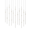 Sonneman Constellation SATIN NICKEL 7.5W x 35.5L x 38H Pendant
