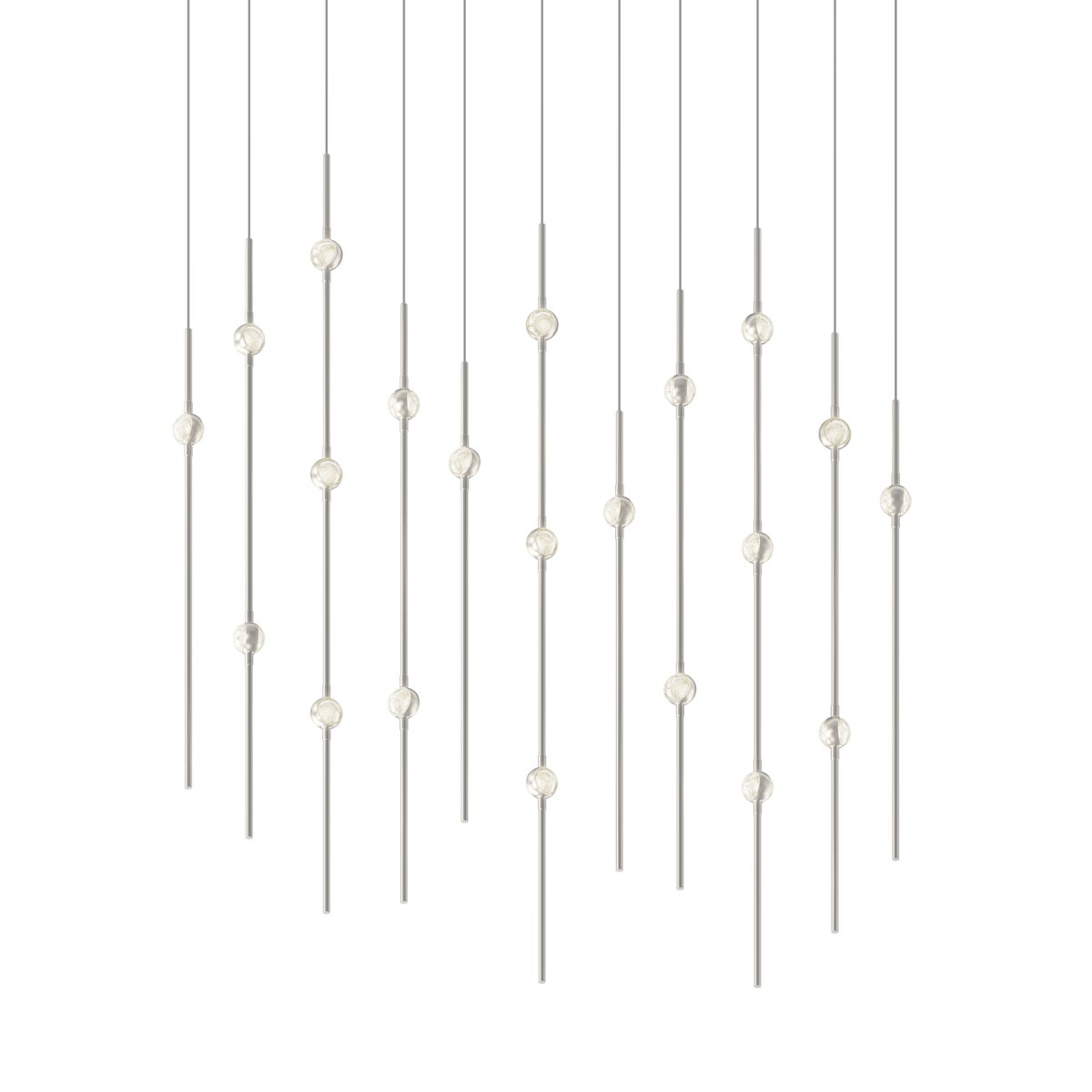 Sonneman Constellation SATIN NICKEL 7.5W x 35.5L x 38H Pendant