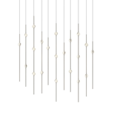 Sonneman Constellation SATIN NICKEL 7.5W x 35.5L x 38H Pendant