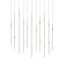 Sonneman Constellation SATIN NICKEL 7.5W x 35.5L x 38H Pendant