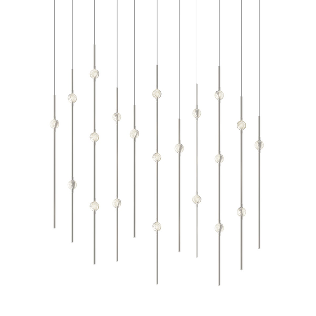Sonneman Constellation SATIN NICKEL 7.5W x 35.5L x 38H Pendant