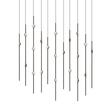 Sonneman Constellation Espresso Black 7.5W x 35.5L x 38H Pendant