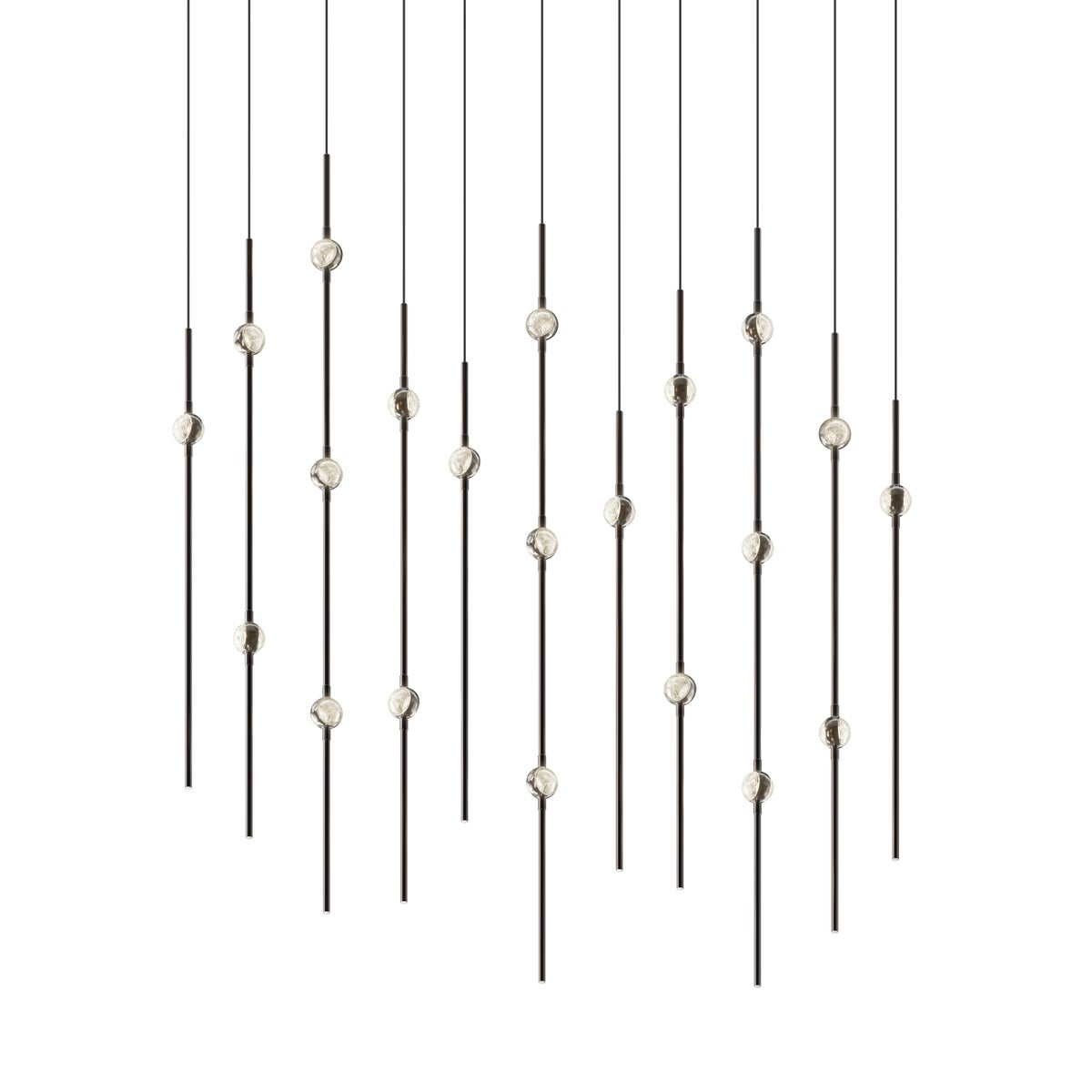 Sonneman Constellation Espresso Black 7.5W x 35.5L x 38H Pendant