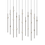 Sonneman Constellation Espresso Black 7.5W x 35.5L x 38H Pendant