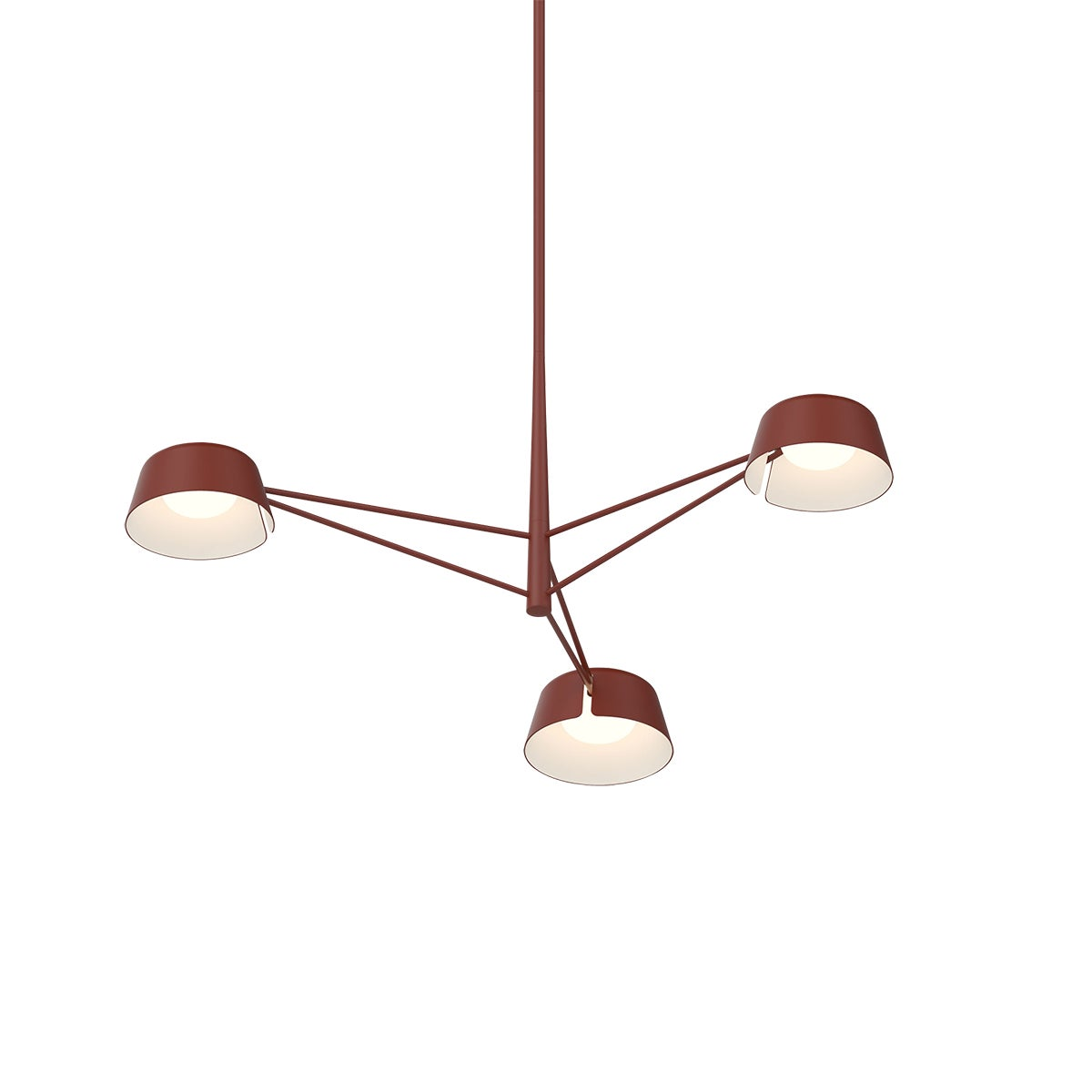 Sonneman Ray Oxide Red 35.75W x 12H Pendant