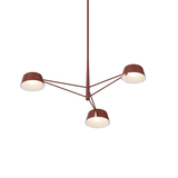 Sonneman Ray Oxide Red 35.75W x 12H Pendant