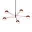 Sonneman Ray Oxide Red 45.25W x 12H Pendant