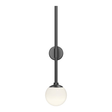 Sonneman Sabon SATIN BLACK 3W x 12.25H Wall Sconce
