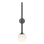 Sonneman Sabon SATIN BLACK 3W x 12.25H Wall Sconce