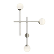 Sonneman Sabon SATIN NICKEL 13.5W x 19.5H Wall Sconce