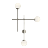 Sonneman Sabon SATIN NICKEL 13.5W x 19.5H Wall Sconce