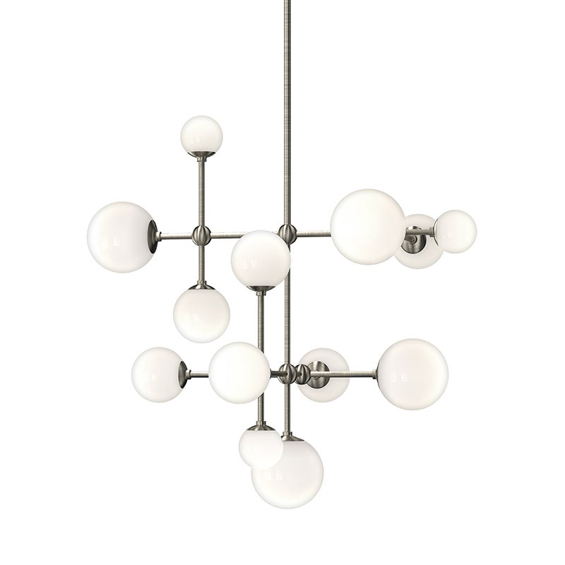 Sonneman Sabon SATIN NICKEL 29W x 27H Pendant