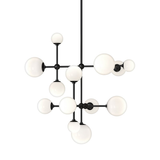 Sonneman Sabon SATIN BLACK 29W x 27H Pendant