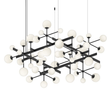 Sonneman Nebula SATIN BLACK 61W x 56.75L x 26H Pendant