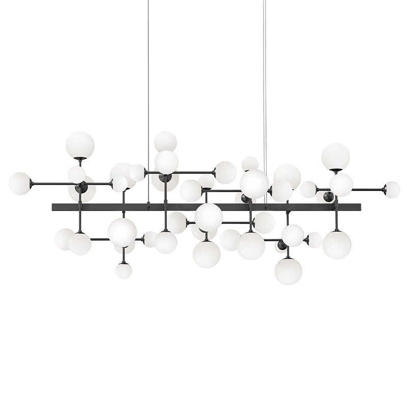 Sonneman Nebula SATIN BLACK 68.75W x 33.25L x 26.75H Pendant