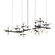 Sonneman Nebula SATIN BLACK 95.5W x 49.5L x 26.5H Pendant