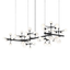 Sonneman Nebula SATIN BLACK 95.5W x 49.5L x 26.5H Pendant