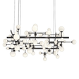 Sonneman Nebula SATIN BLACK 79.75W x 72.25L x 26.5H Pendant