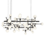 Sonneman Nebula SATIN BLACK 79.75W x 72.25L x 26.5H Pendant
