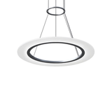 Sonneman Arctic Rings Bright Satin Aluminum 23.75W x 0.5H Pendant