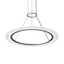 Sonneman Arctic Rings Bright Satin Aluminum 30.5W x 0.5H Pendant
