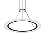 Sonneman Arctic Rings SATIN BLACK 30.5W x 0.5H Pendant