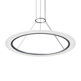 Sonneman Arctic Rings Bright Satin Aluminum 37.5W x 0.5H Pendant