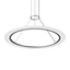 Sonneman Arctic Rings Bright Satin Aluminum 37.5W x 0.5H Pendant